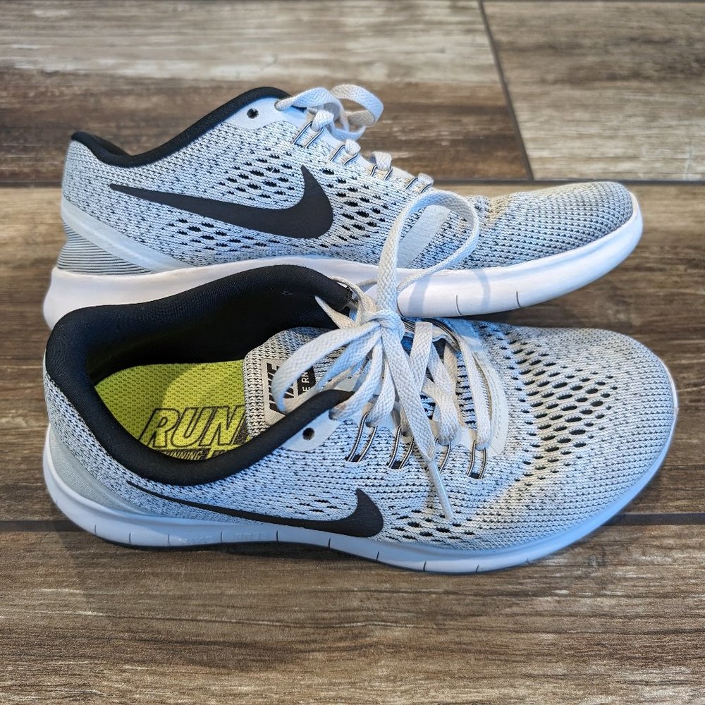 Nike Run Gray/Black Running Shoes - Size 6.5 W